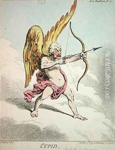 Cupid from the New Pantheon No 4 Oil Painting - James Gillray