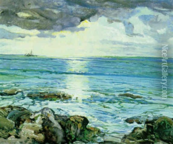 The Sea Oil Painting - Charles Reiffel
