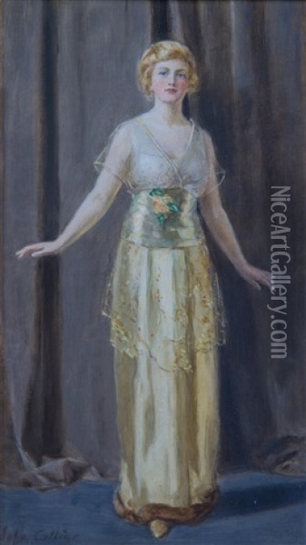 Gladys Cooper Oil Painting - John Collier