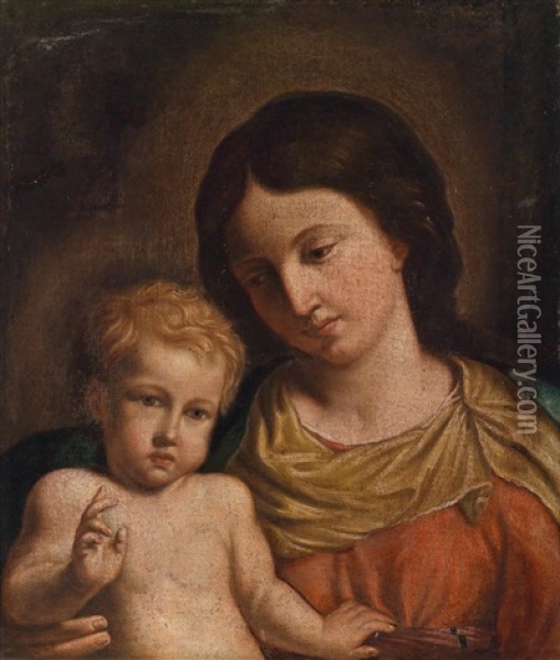 Madonna Mit Kind Oil Painting - Lorenzo Gennari