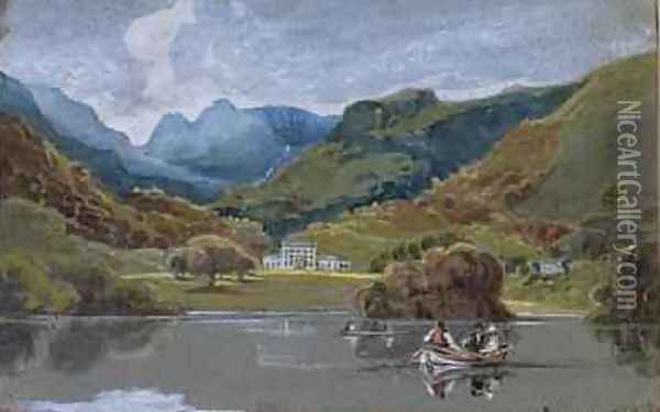 Brathay Hall Oil Painting - John Harden