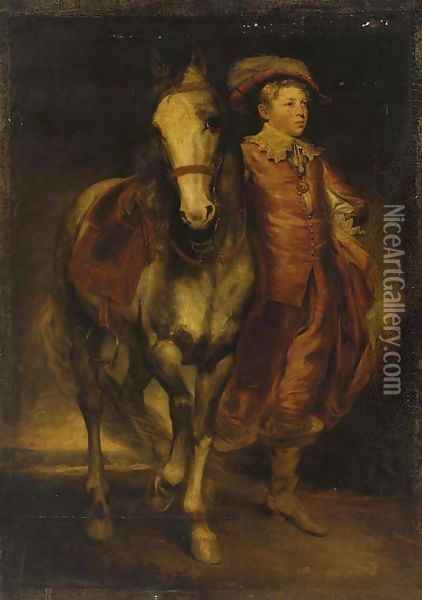 Portrait of a boy Oil Painting - Sir Joshua Reynolds
