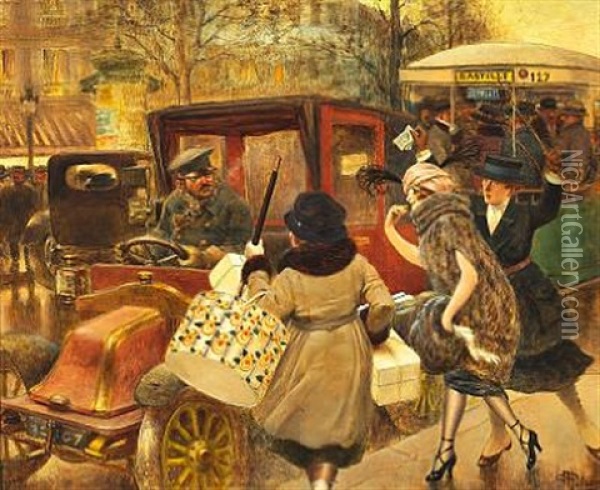Le Jugement De Paris Oil Painting - Albert Guillaume