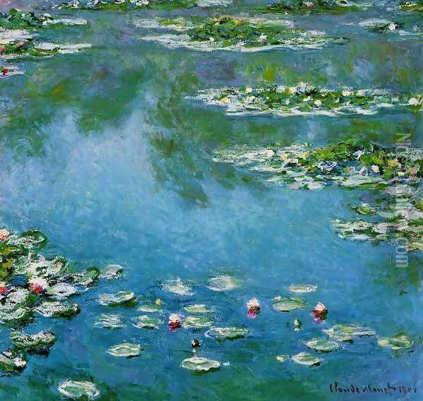 Water-Lilies XV Oil Painting - Claude Oscar Monet