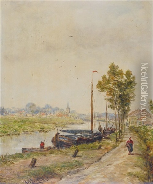 Morgend Nabij Rotterdam Oil Painting - Henri Louis Permeke