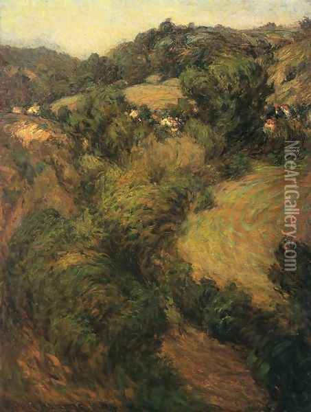 Across the Valley Oil Painting - John Ottis Adams