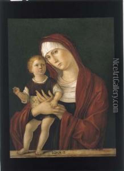 Madonna Col Bambino Oil Painting - Giovanni Bellini