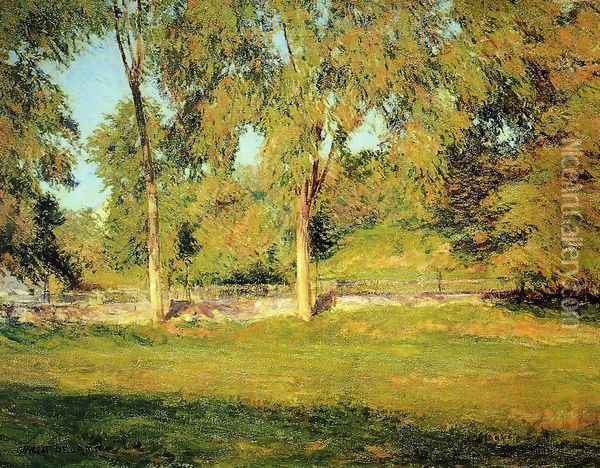 September Afternoon Oil Painting - Joseph Rodefer DeCamp