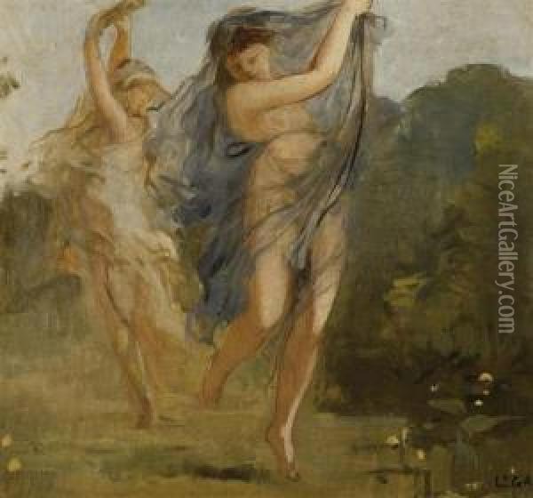 Dancer. Oil Painting - Leon Gaud