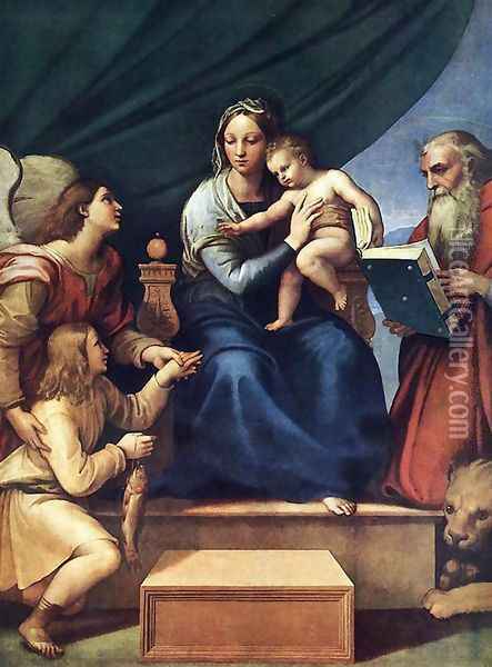 Madonna with the Fish Oil Painting - Raphael