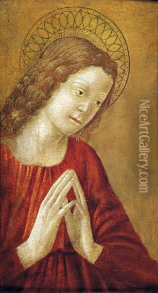 Angelo In Preghiera Oil Painting - Pseudo Granacci