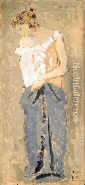 Mere Et Enfant Oil Painting - Jean-Edouard Vuillard