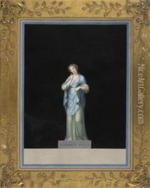 Ten Neoclassical Studies Oil Painting - Michaelangelo Maestri