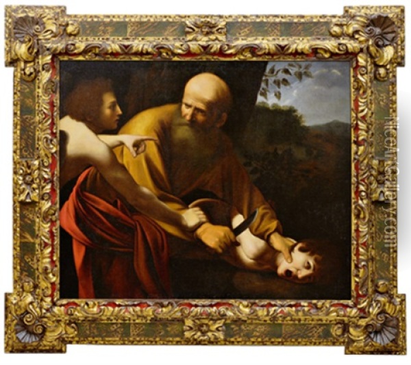 Das Opfer Des Isaak Oil Painting -  Michelangelo