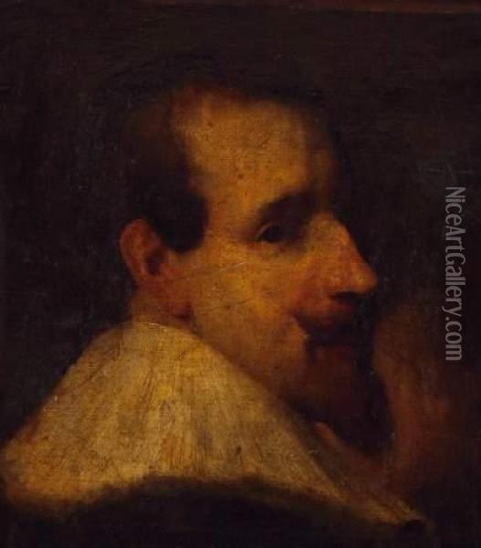 Portrait Extrait De La Lecon... Oil Painting - Rembrandt Van Rijn