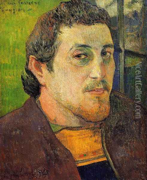 Self Portrait At Lezaven Oil Painting - Paul Gauguin