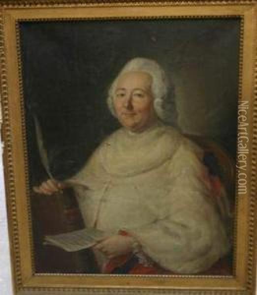 Portrait Du Docteur Antoine Louis Oil Painting - Marie Parrocel