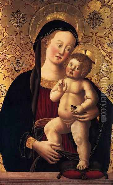 Madonna and Child with a Goldfinch Oil Painting - Italian Unknown Master