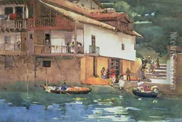 Orange Market Saragossa 1872 Oil Painting - Arthur Melville