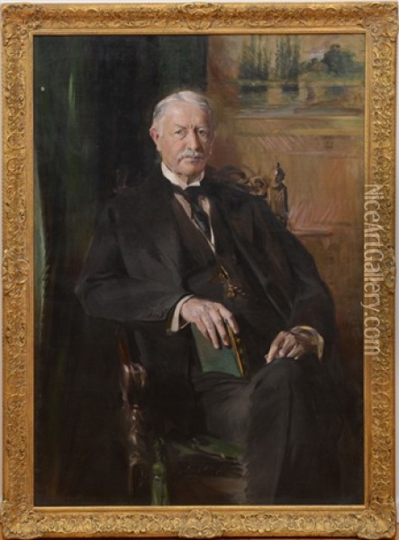 Portrait Of Charles Carroll Glover Oil Painting - John McClure Hamilton