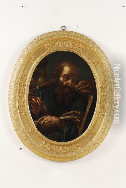 San Matteo Evangelista Oil Painting - Vincenzo Dandini