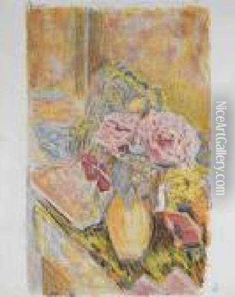 Fleurs (bouvet 118) Oil Painting - Pierre Bonnard