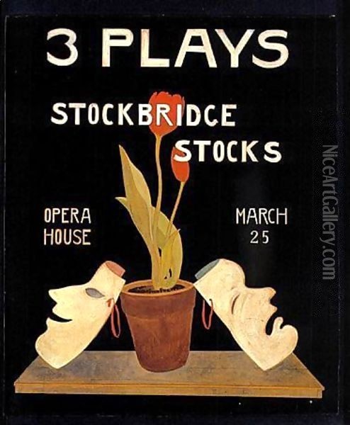 Three plays-stockbridge Oil Painting - Charles Demuth