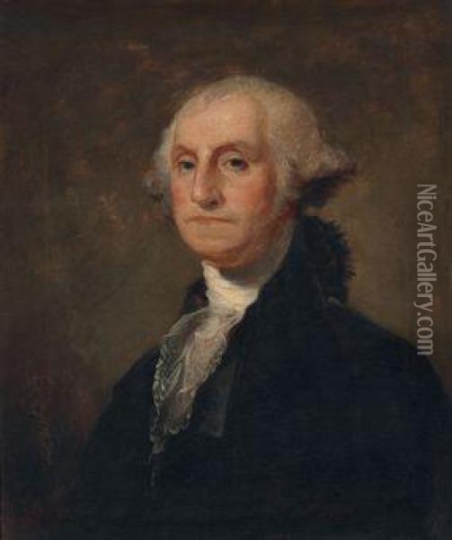 Portrait Of George Washington Oil Painting - Thomas Sully