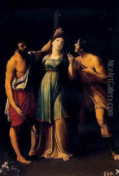 Martyrdom of Santa Apolonia Oil Painting - Guido Reni