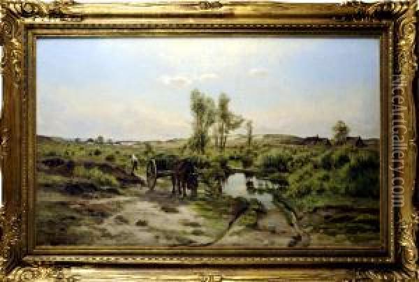 Campine Oil Painting - Theodore Baron