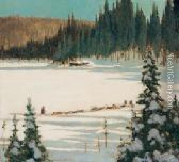 Northern Trails Oil Painting - Franz Hans Johnston