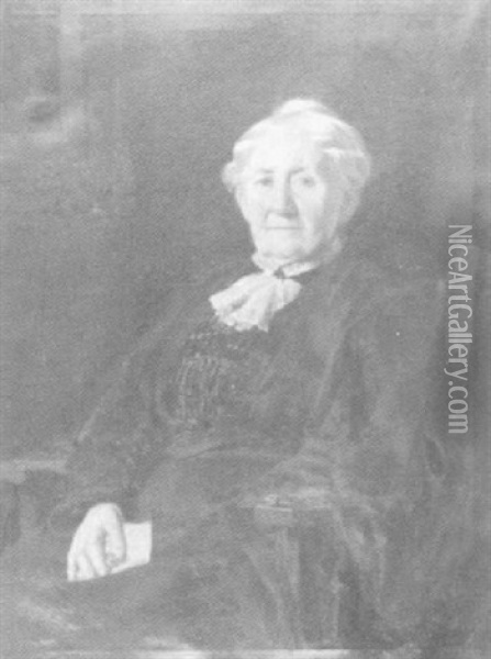Portrait Of Mrs. Brooks Oil Painting - Vesper Lincoln George
