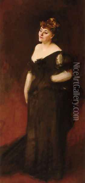 Portrait Of Mrs Harry Vane Milbank Oil Painting - John Singer Sargent