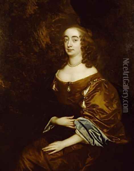Elizabeth Clifford Countess of Cork and later Countess of Burlington Oil Painting - Sir Peter Lely