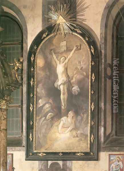 Crucifixion 1772 74 Oil Painting - Franz Anton Maulbertsch