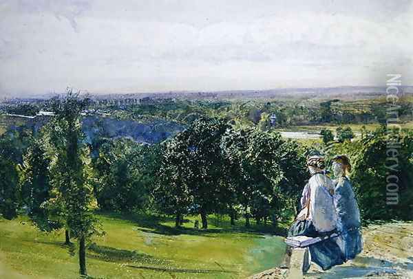In Richmond Park Oil Painting - John William Inchbold