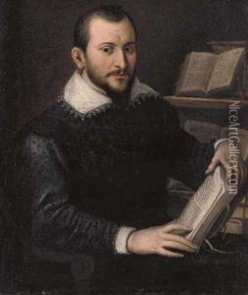 Portrait Of A Scholar Oil Painting - Bartolomeo Passarotti