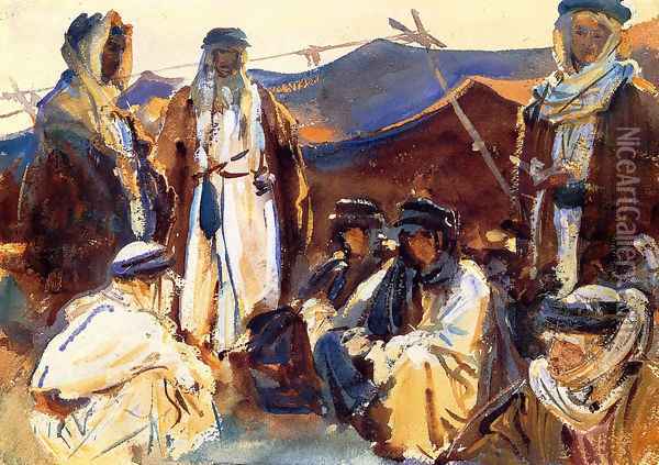 Bedouin Camp Oil Painting - John Singer Sargent
