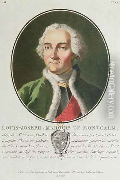 Louis-Joseph de Montcalm 1712-59 1790 Oil Painting - Antoine Louis Francois Sergent-Marceau