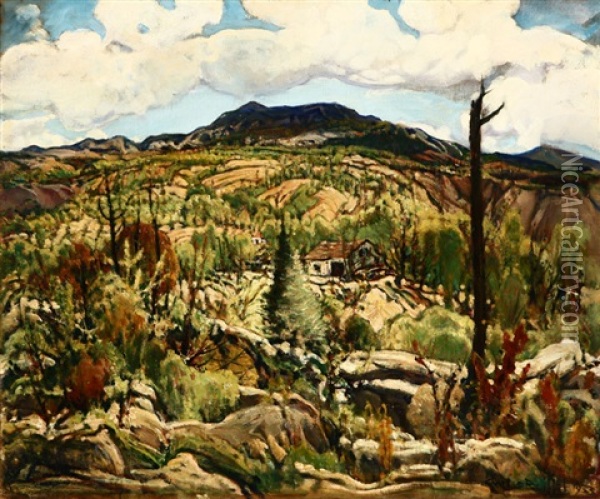 Homestead Ranch, Southern California Oil Painting - Charles Reiffel
