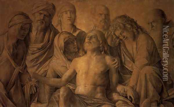 The Lamentation over the Body of Christ Oil Painting - Giovanni Bellini