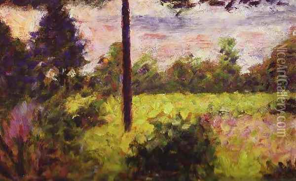 Forest of Barbizon Oil Painting - Georges Seurat