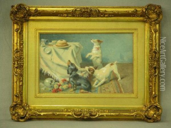 Tempting Dishes Oil Painting - Karl Feiertag
