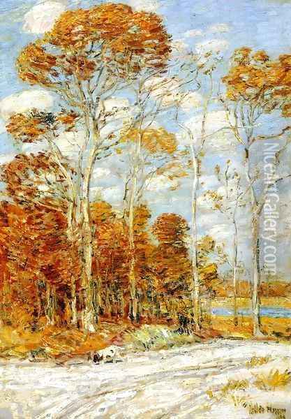 The Hawk's Nest Oil Painting - Frederick Childe Hassam