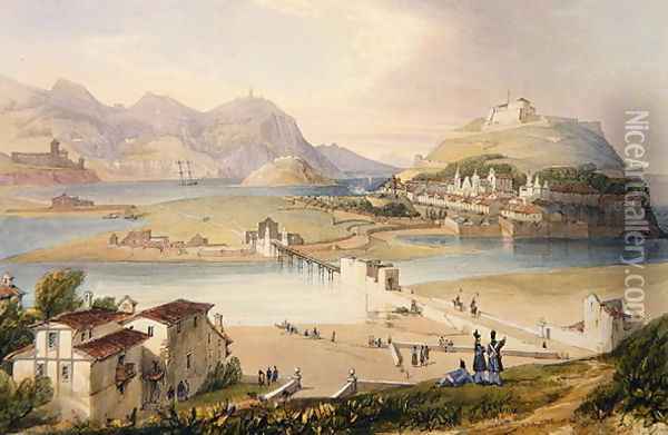 San Sebastian, 1838 Oil Painting - Henry Wilkinson
