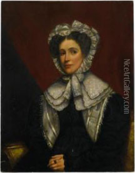 Portrait Of Ann Rankin Oil Painting - Samuel Lovett Waldo