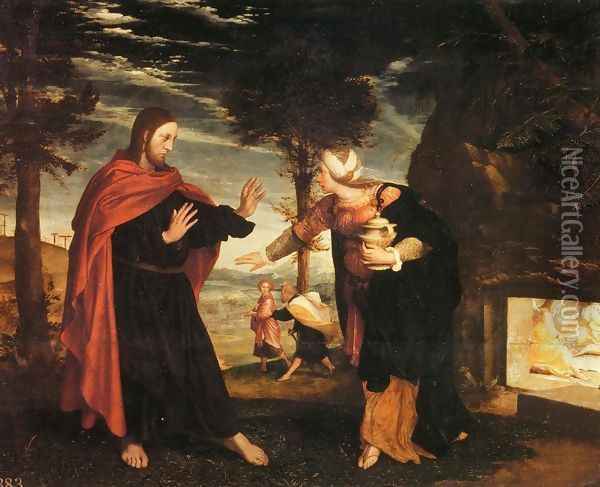 Noli Me Tangere Oil Painting - Hans Holbein the Younger