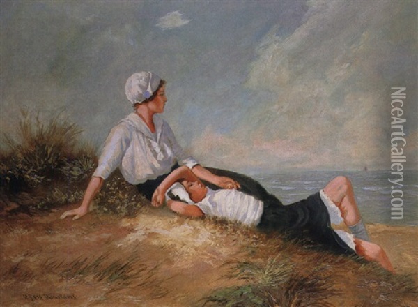 In Den Dunen Oil Painting - Carl Fey