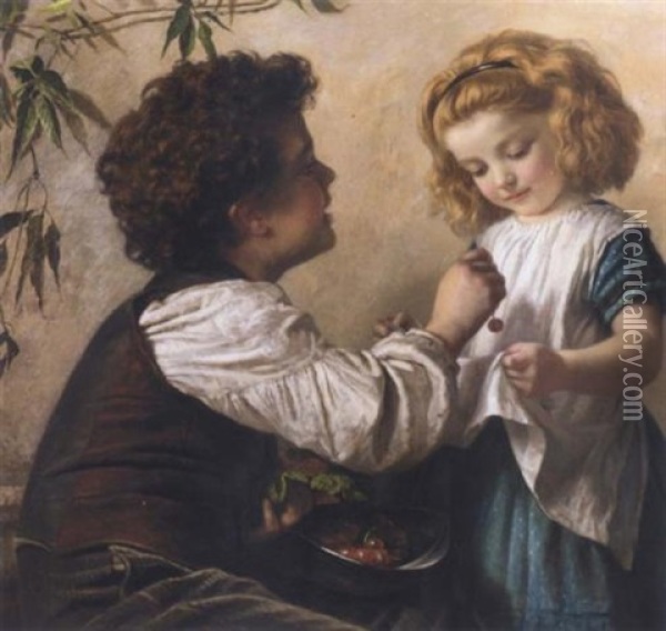 The Cheat Oil Painting - Sophie Anderson
