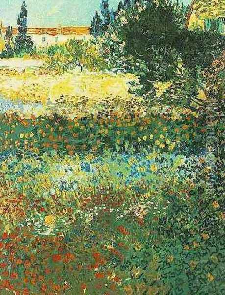 Flowering Garden Oil Painting - Vincent Van Gogh